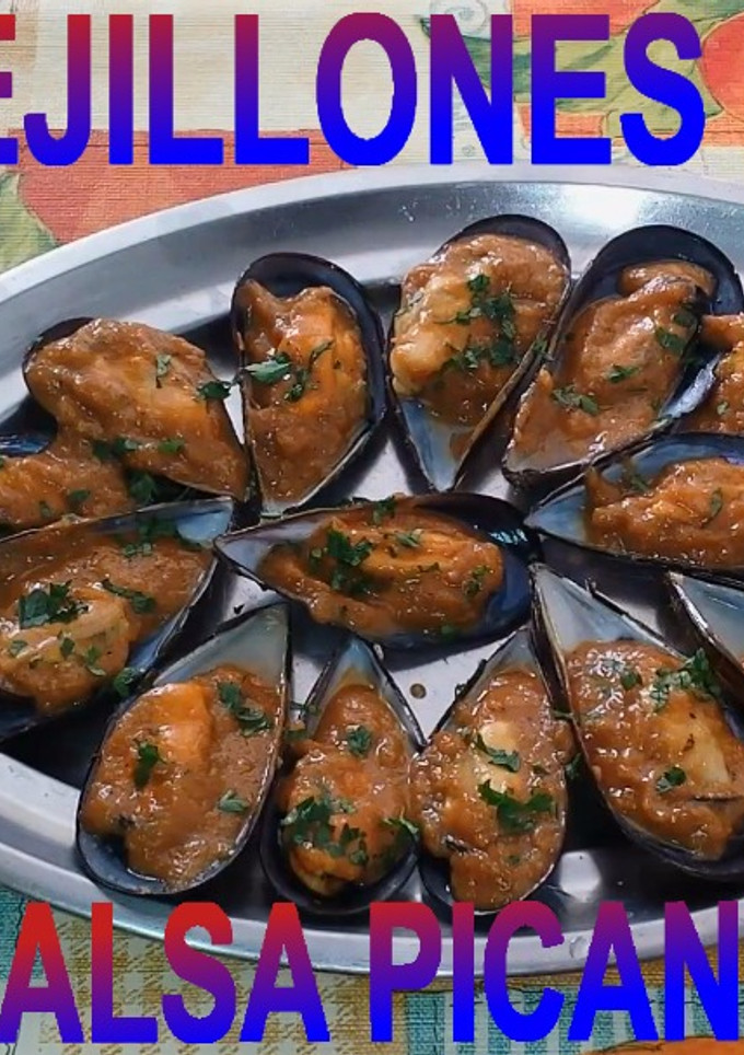 Una foto de Mejillones en salsa picante