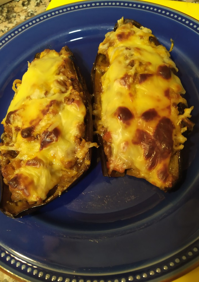 Una foto de Berenjenas rellenas