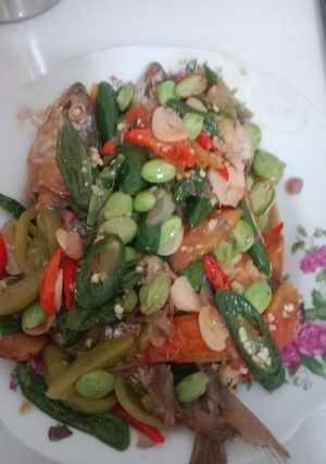 Foto resep Oseng peda Cabai ijo dan pete