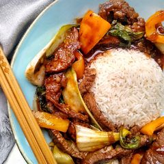 A picture of Sweet Tamarind, Honey BBQ Beef.