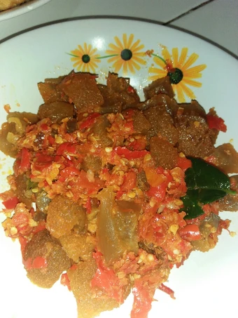 Cara Gampang Menyiapkan Resep Balado kikil sapi super pedas yang Menggugah Selera