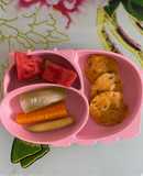 Chả khoai tây cá hồi áp chảo