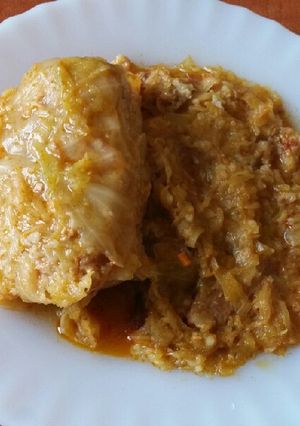 Töltött káposzta recept fotója