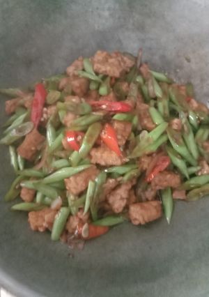 Foto resep Tempe buncis pedas manis