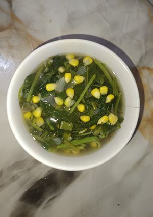 Foto resep Sayur Bayam dan Jagung Pipil