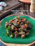 Tumis Cingur sapi/ pipi sapi