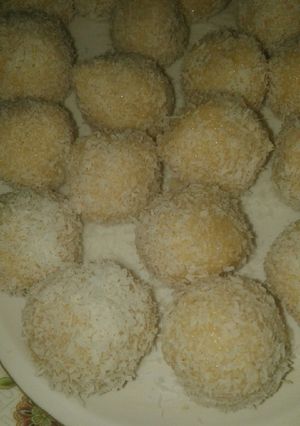 صورة لوصفة كرات السميد 😍❤