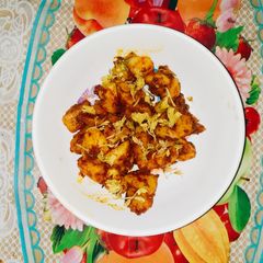 A picture of Jeera Aloo.