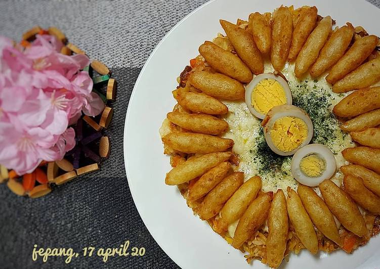 Make over Makanan sisa ^omelet campur^