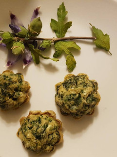 Una foto de Muffins de Espinacas