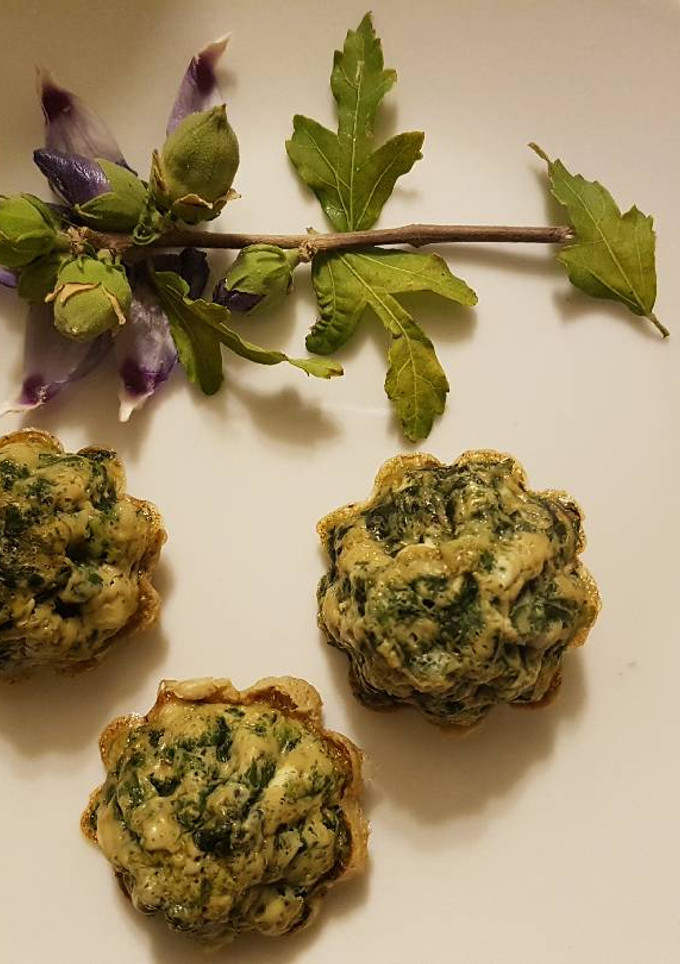 Una foto de Muffins de Espinacas