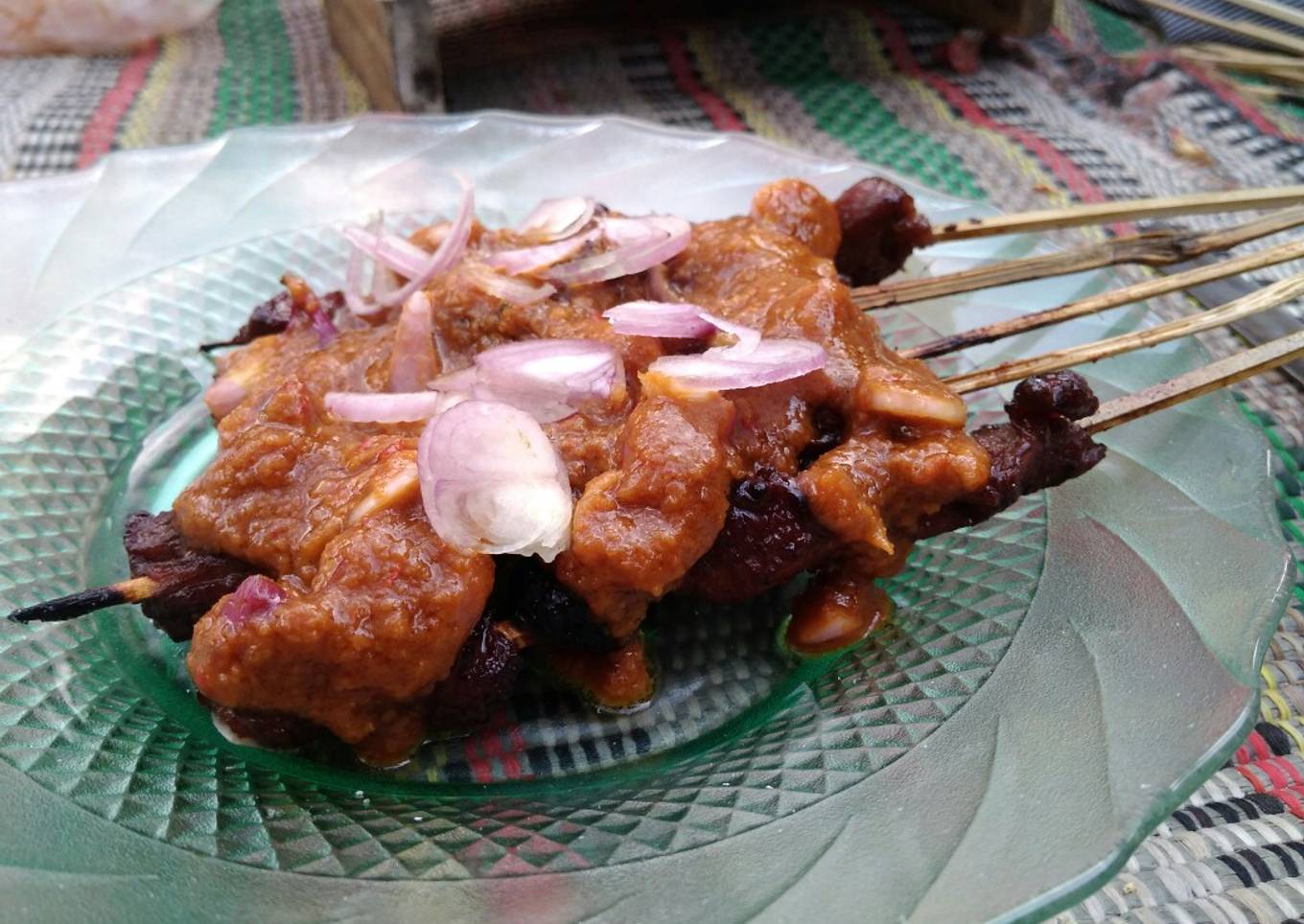 Sate daging kambing