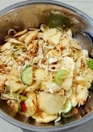 Foto resep Rujak Cuka Bumbu Ulek
