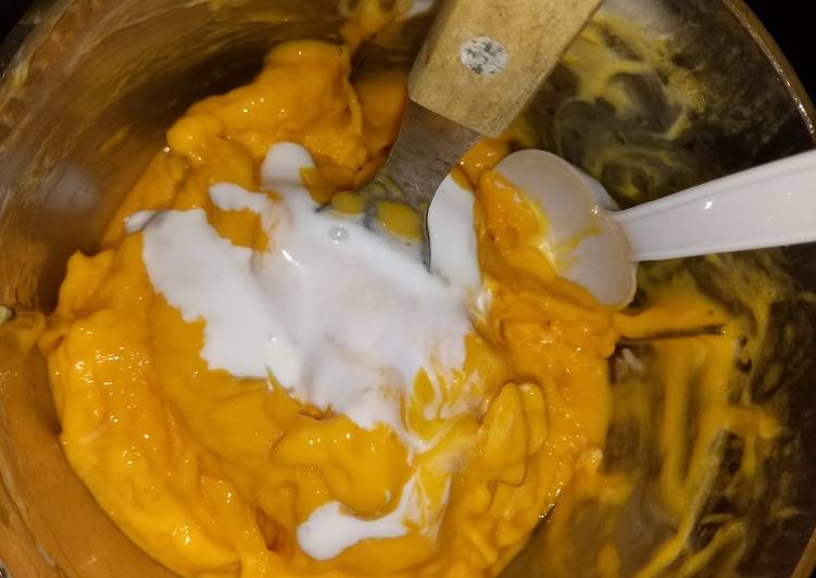 Rahasia Menyiapkan Coconut milk mango ice cream #menu diet Untuk Pemula!