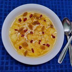 A picture of Pineapple or Anarosher Plastic Chutney.