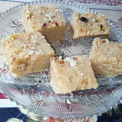 Qalaqand mithai A picture of Qalaqand mithai.