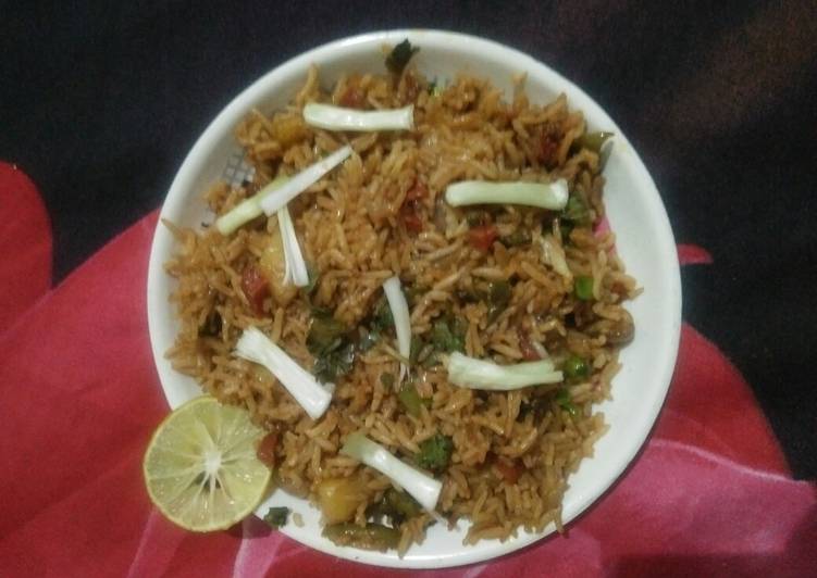 Easiest Way to Make Homemade Vegetable fried rice