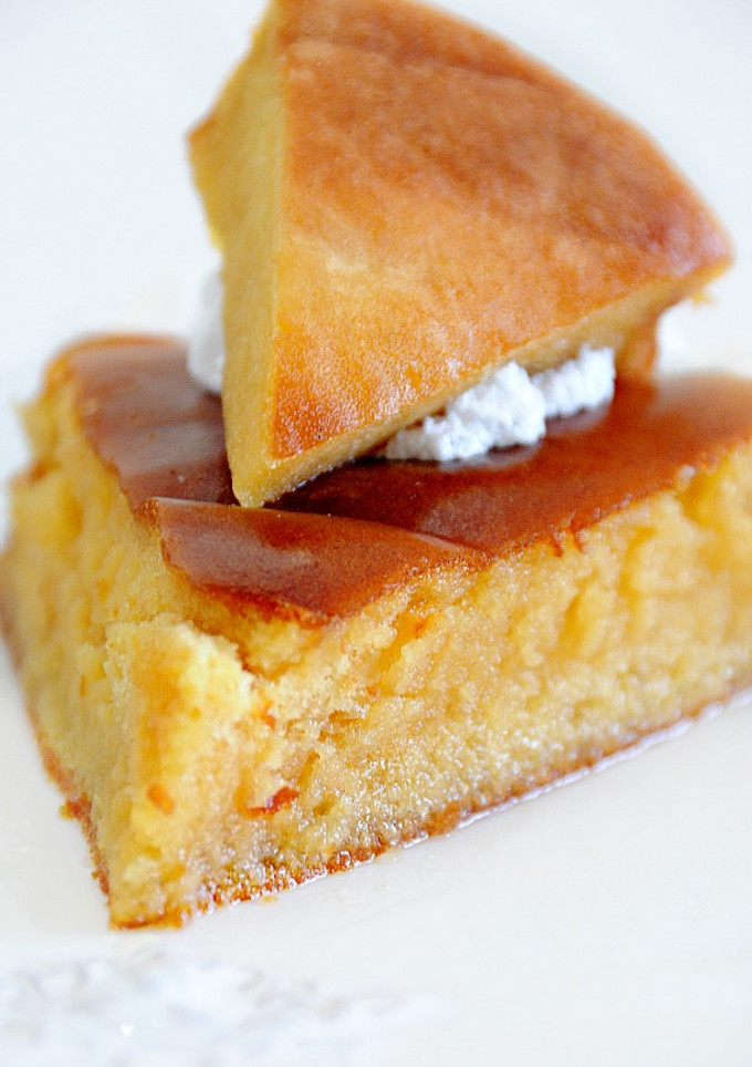 Una foto de Receta de cake capuchino - receta cubana