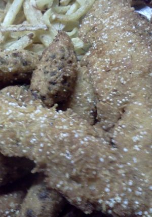 Una foto de Bastones de pollo crispy