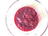 Drunk strawberry sauce