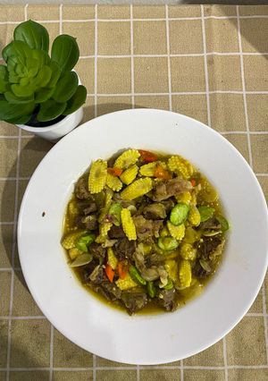 Foto resep Tumis Putren Daging Pete
