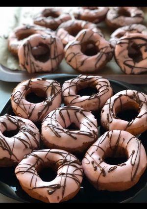 O poză a rețetei Gogoși americane glazurate 🍩American doughnuts 🍩.