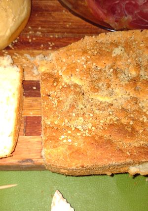 Una foto de Pan de campo sin harina de trigo
