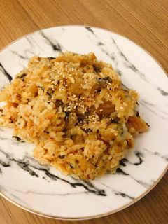 韓式泡菜起司炒飯 的食譜成品照片