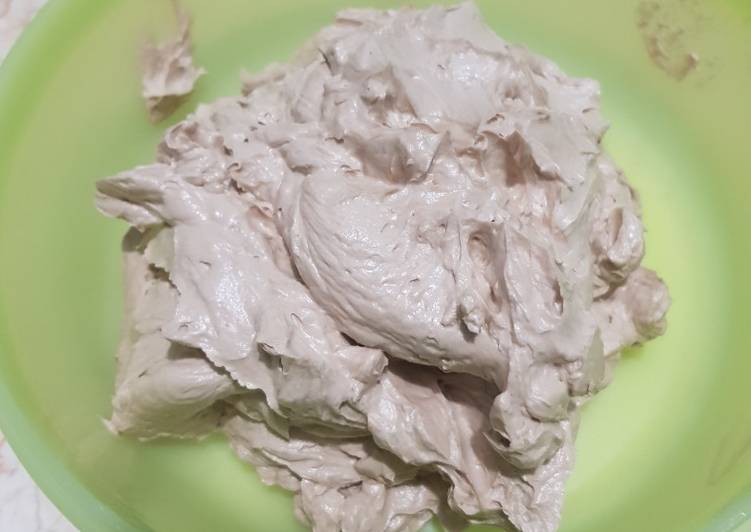 Bagaimana Membuat Butter cream mocca Anti Gagal