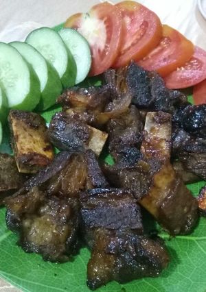 Foto resep Iga bakar bumbu sederhana rasa mantab