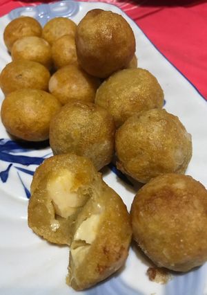 Foto resep Bola bola ubi manis isi keju