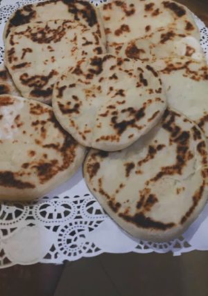 صورة لوصفة الخبز العربي