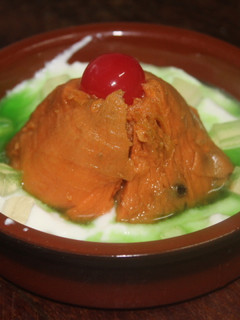 Una foto de Boniato cocido con menta y yogur
