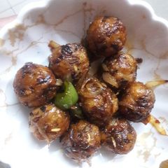 A picture of Roti Manchurian.