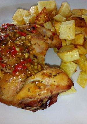 Una foto de Pollo a la mostaza