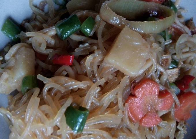 Langkah Mudah untuk Menyiapkan MieJagungTepungGoreng bumbu jahe sedap Anti Gagal