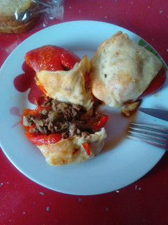 Una foto de Pimientos rellenos