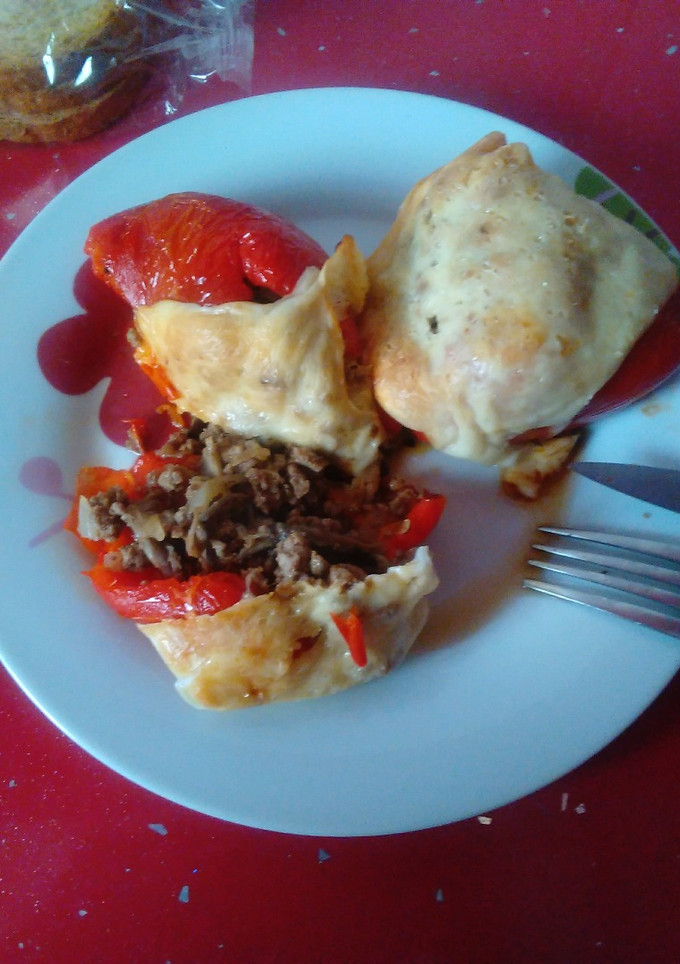 Una foto de Pimientos rellenos