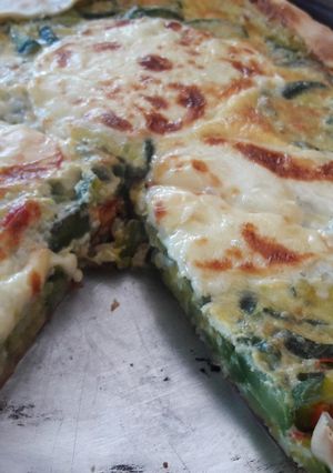 Una foto de Tarta de zapallitos