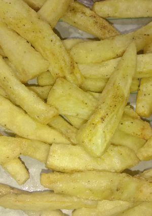 A picture of French fries.