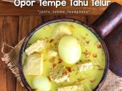 Gambar opor tahu tempe