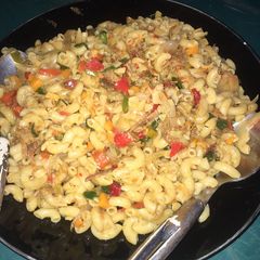 A picture of Fried macaroni🍲.