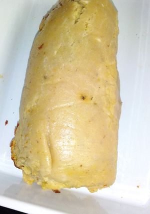 A picture of Roll up moi moi and peppered tofu.