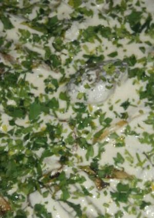 صورة لوصفة سمك بالطحينيه