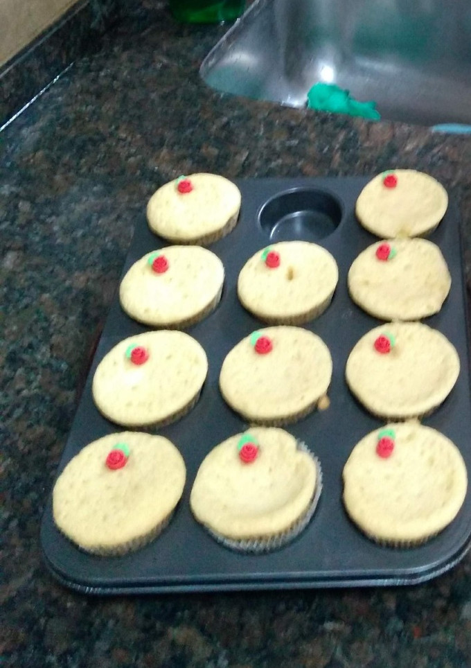 Una foto de Muffins de vainilla con amapola