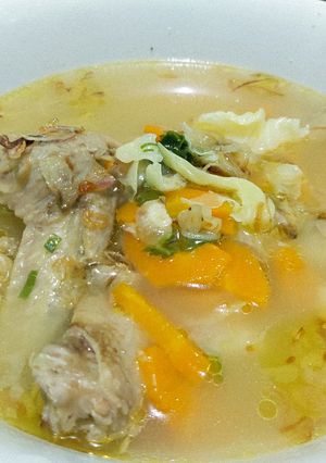 Foto resep Sup Ayam Lezat Praktis
