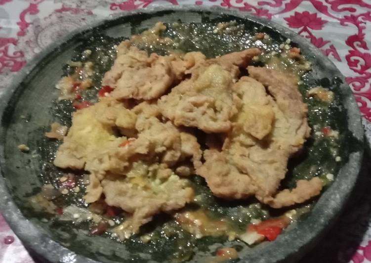 Resep Telur geprek crispy yang Bikin Ngiler