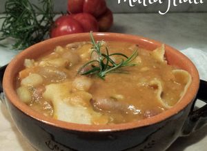 Foto di Pasta e fagioli con maltagliati