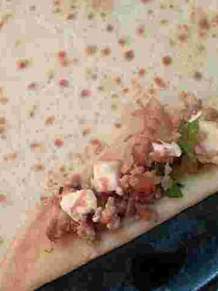 صورة لوصفة كريب مالح غراتيني مشمخ وبنين 🌯😋💫