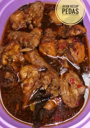 Foto resep Ayam kecap pedas 🌶🌶🌶🌶